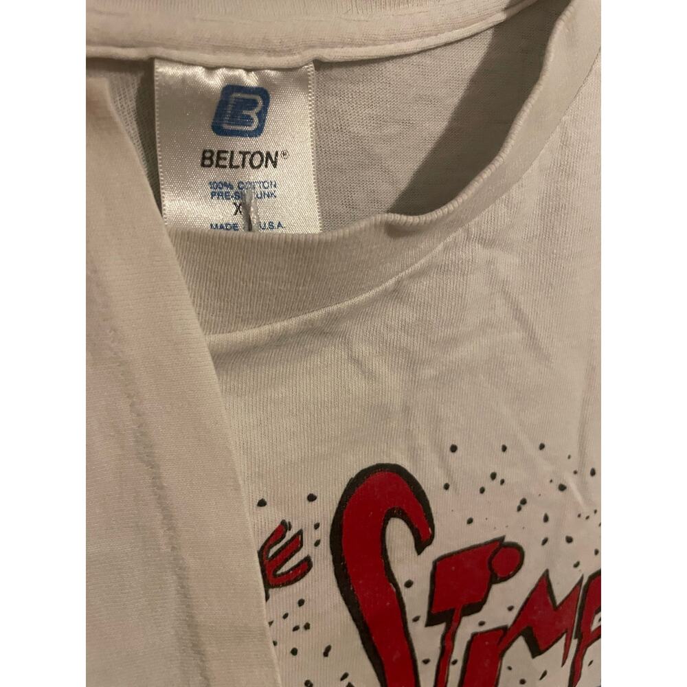 Vintage 90s The Ren & Stimpy Show Cartoon Single Stitch Shirt Adult XL - Picture 2 of 3